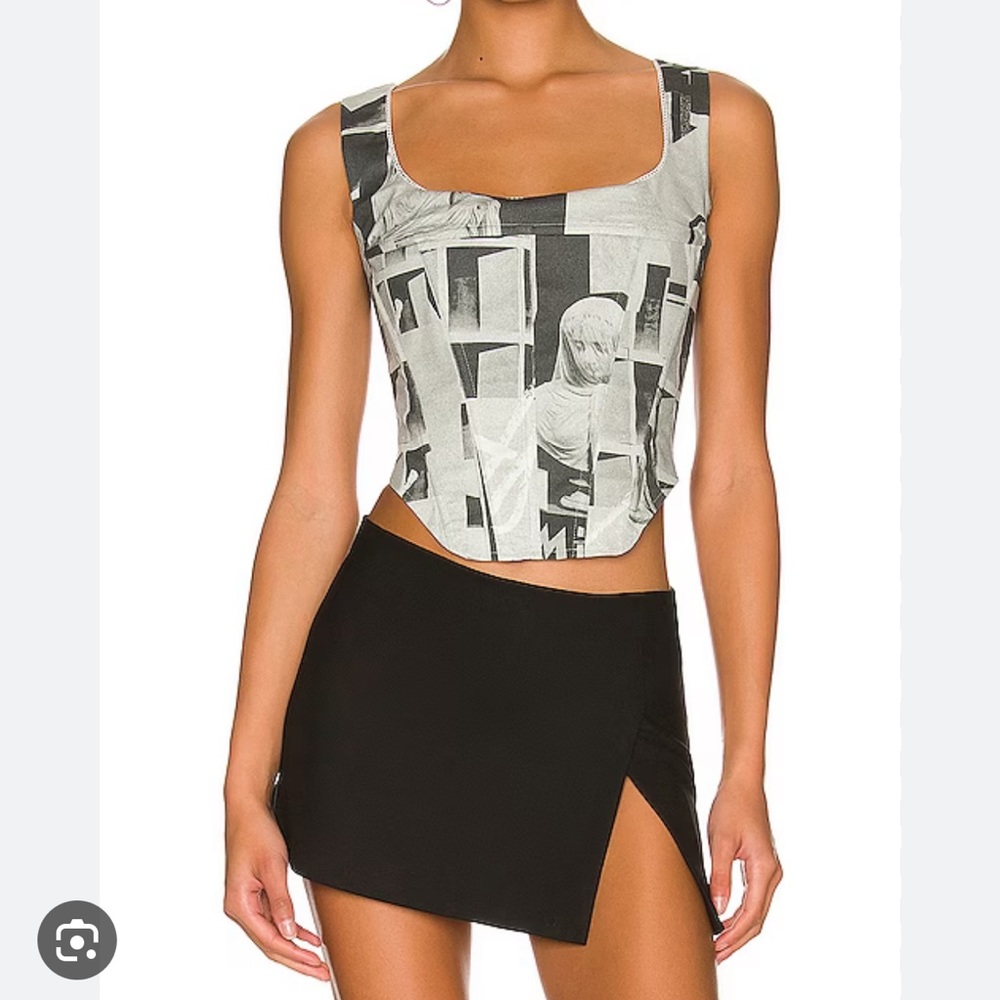 MIAOU Campbell Corset Stone Grey